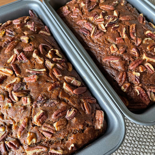 Walnut Pecan Banana Bread