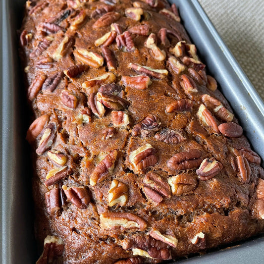 Walnut Pecan Banana Bread